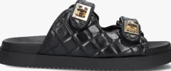 zwarte steve madden slippers schmona