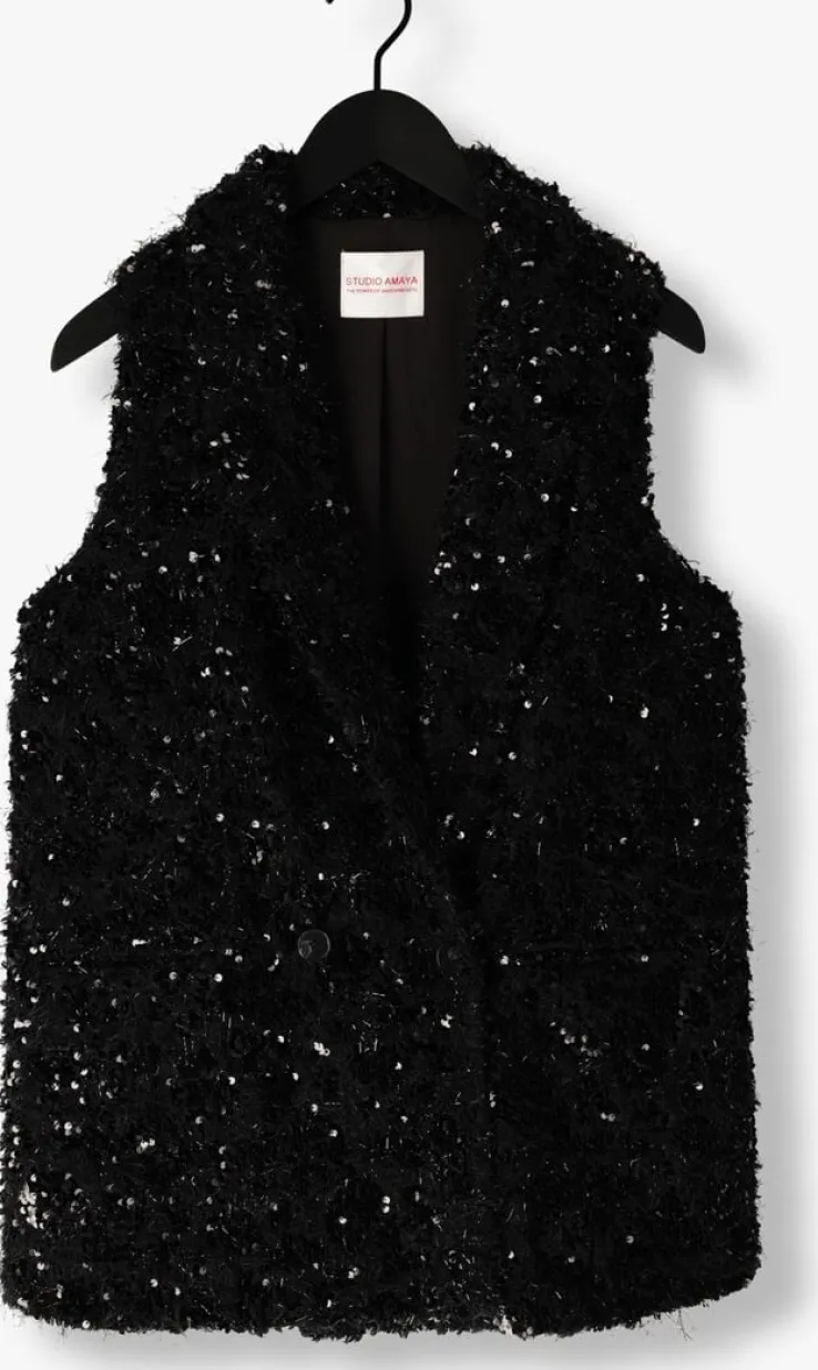 zwarte studio amaya gilet jayjay