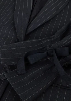 zwarte summum blazer blazer boyfriend pinstripe