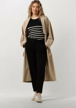 zwarte summum flared broek trousers punto milano