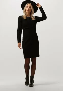 zwarte summum mini jurk dress punto milano 1