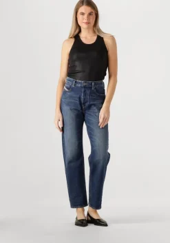 zwarte summum top rib tanktop cotton rib