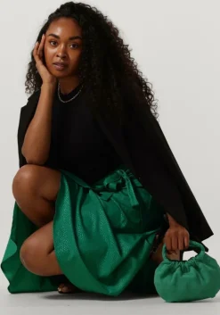 zwarte summum top tank top dull viscose polyamide knit