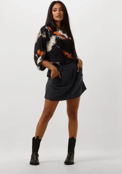 zwarte summum top top painted print