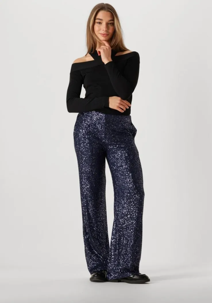 zwarte summum trui bare shoulder top dull