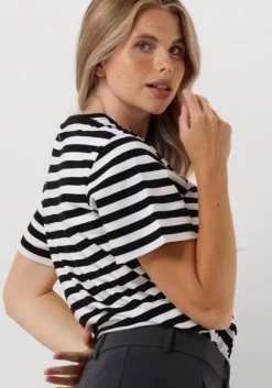 zwarte summum t-shirt short sleeve top classic cotton tee