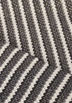 zwarte summum t-shirt sleeveless top knitted stripe coated