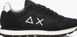 zwarte sun68 lage sneakers tom solid