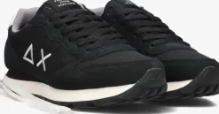 zwarte sun68 lage sneakers tom solid