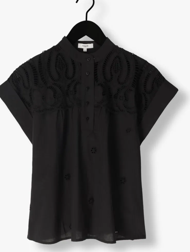 zwarte suncoo blouses lina
