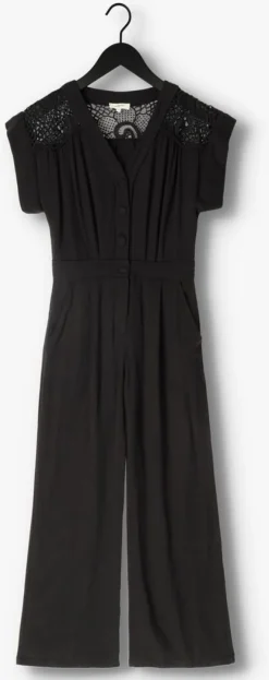 zwarte suncoo jumpsuit timea