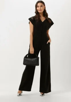zwarte suncoo jumpsuit timea