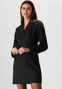 zwarte suncoo mini jurk cherry