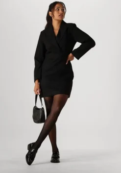 zwarte suncoo mini jurk cherry