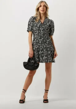 zwarte suncoo mini jurk cindy