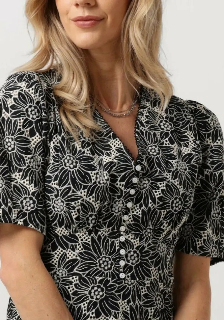 zwarte suncoo mini jurk cindy