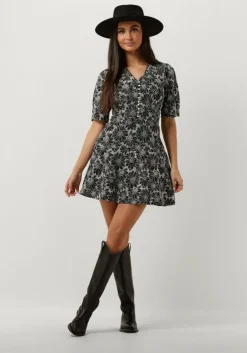 zwarte suncoo mini jurk cindy