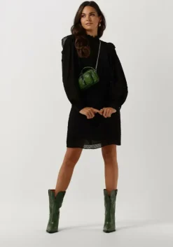 zwarte suncoo mini jurk carmen