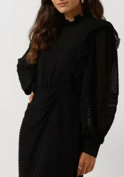 zwarte suncoo mini jurk carmen