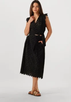 zwarte suncoo top lila