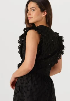 zwarte suncoo top lila