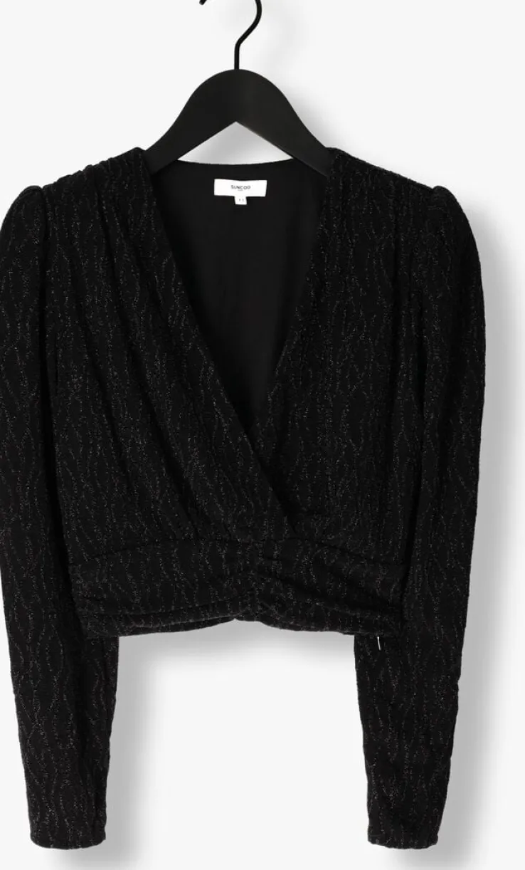 zwarte suncoo t-shirt lola top