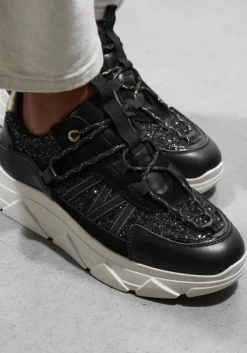 zwarte tango lage sneakers kady fat 429