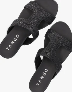 zwarte tango slippers mila 517