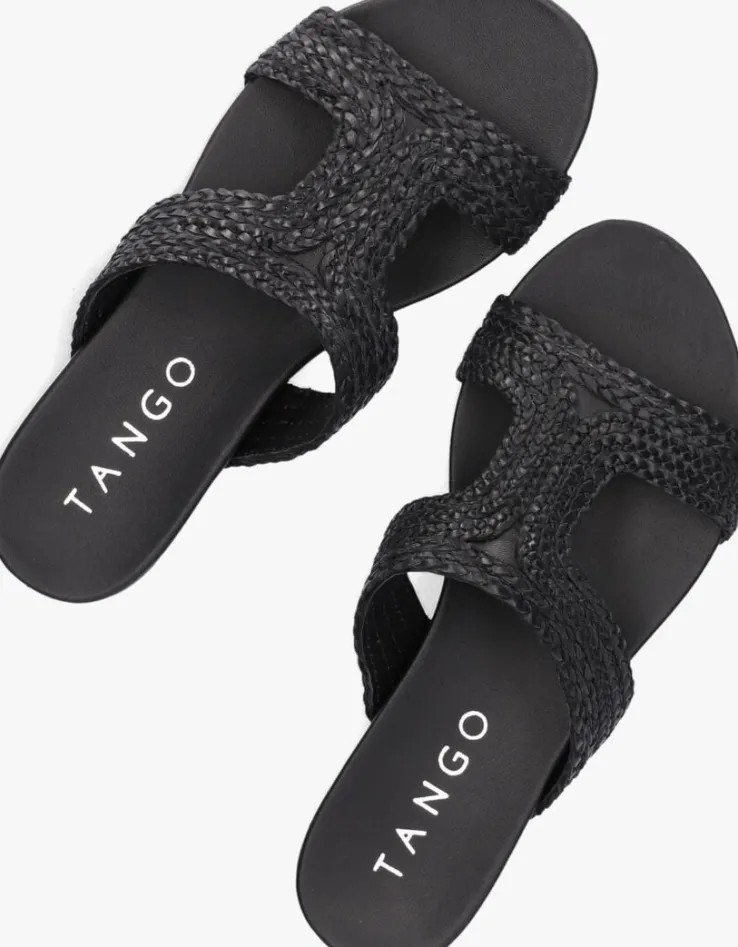 zwarte tango slippers mila 517