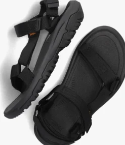 zwarte teva platte sandalen w hurricane xlt2