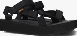 zwarte teva platte sandalen midform universal kids