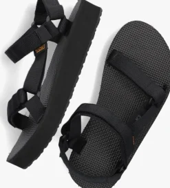 zwarte teva platte sandalen midform universal kids