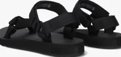 zwarte teva platte sandalen w original universal