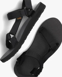 zwarte teva platte sandalen w original universal