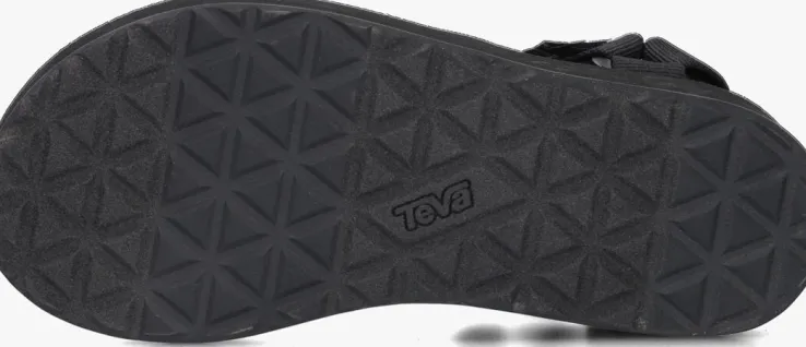 zwarte teva platte sandalen w midform universal