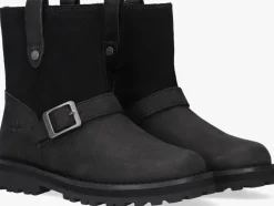 zwarte timberland biker boots courma kid wl biker boot