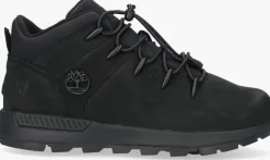 zwarte timberland enkelboots sprint trekker mid k