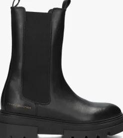 zwarte tommy hilfiger chelsea boots monochromatic chelsea boot