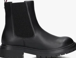 zwarte tommy hilfiger chelsea boots 33570