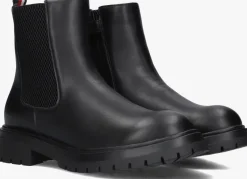 zwarte tommy hilfiger chelsea boots 33570