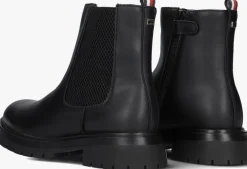 zwarte tommy hilfiger chelsea boots 33570