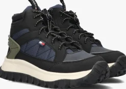 zwarte tommy hilfiger enkelboots lace-up bootie