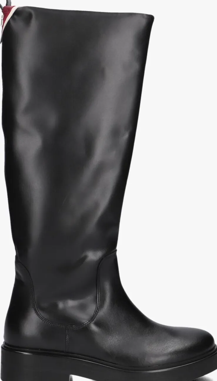 zwarte tommy hilfiger hoge laarzen premium long boot