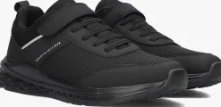 zwarte tommy hilfiger lage sneakers 34115