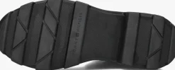zwarte tommy hilfiger regenlaarzen rubber flag cleated rainboot