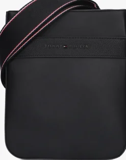 zwarte tommy hilfiger reportertas th corp mini crossover