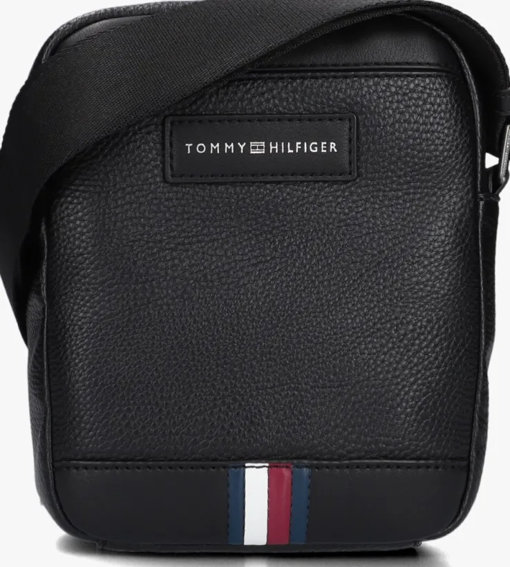 zwarte tommy hilfiger reportertas th business mini rep