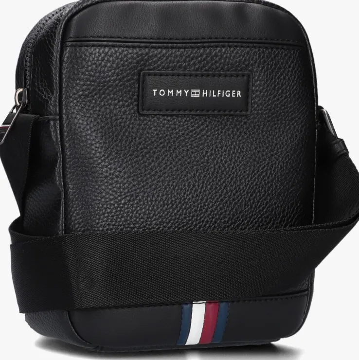 zwarte tommy hilfiger reportertas th business mini rep