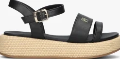 zwarte tommy hilfiger sandalen 33793