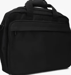 zwarte tommy hilfiger schoudertas th repreve computer bag